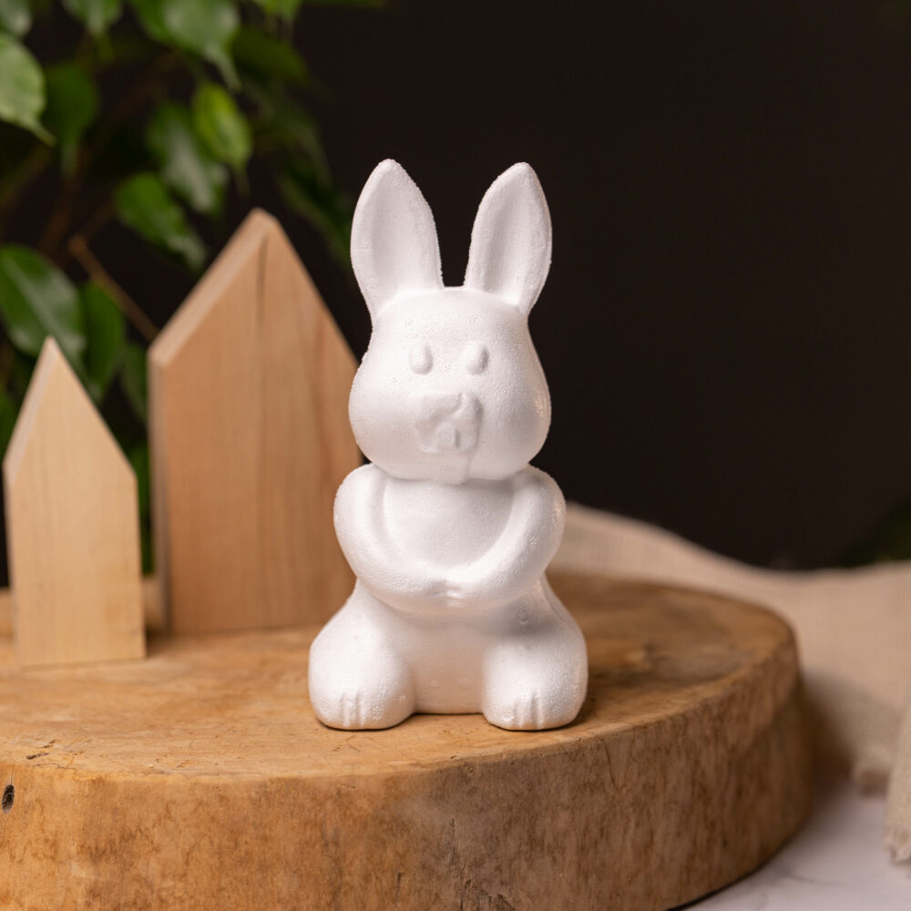 zając stojący ze styropianu 24 cm, zając styropianowy 240 mm