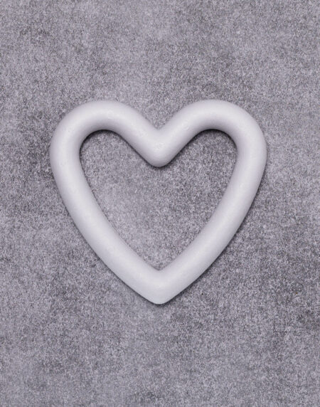 obrys serca ze styropianu, obrys serce styropianowe